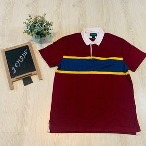Jcrew Striped Short sleeve Polo